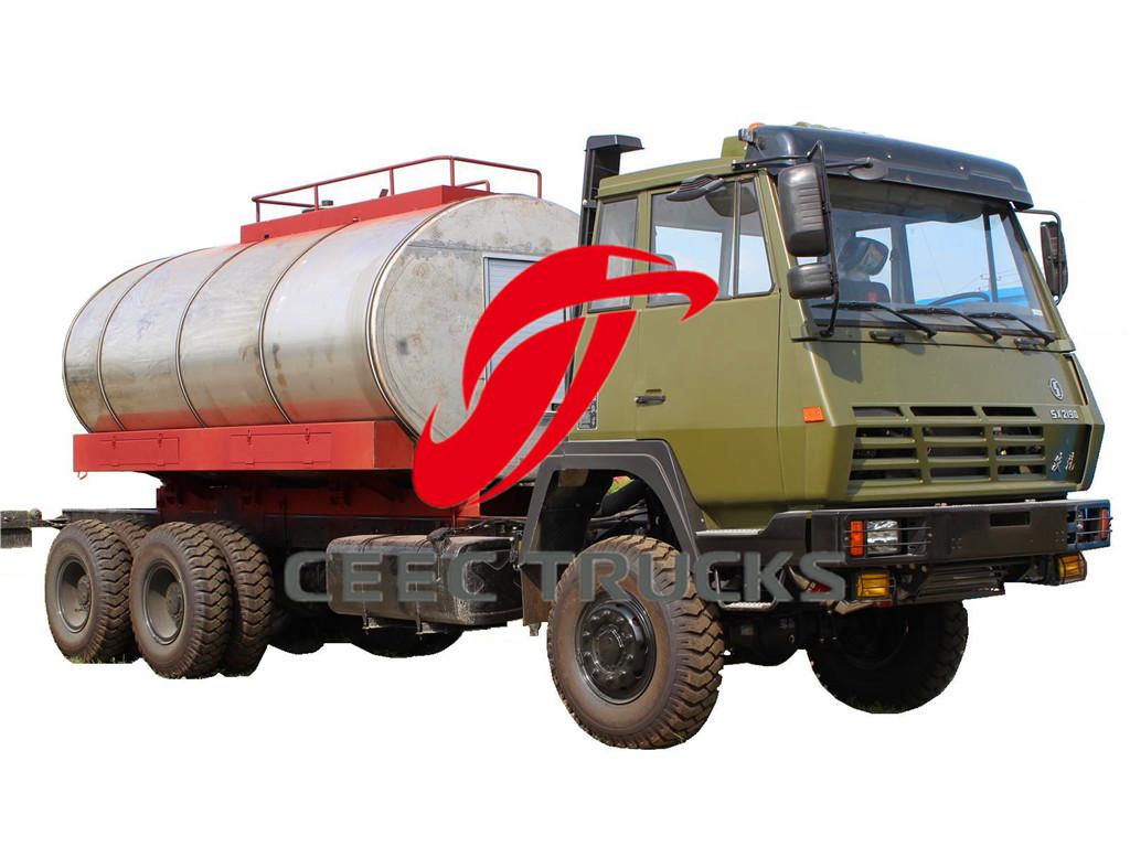 SHACMAN military fuel tanker trucks manufacturer