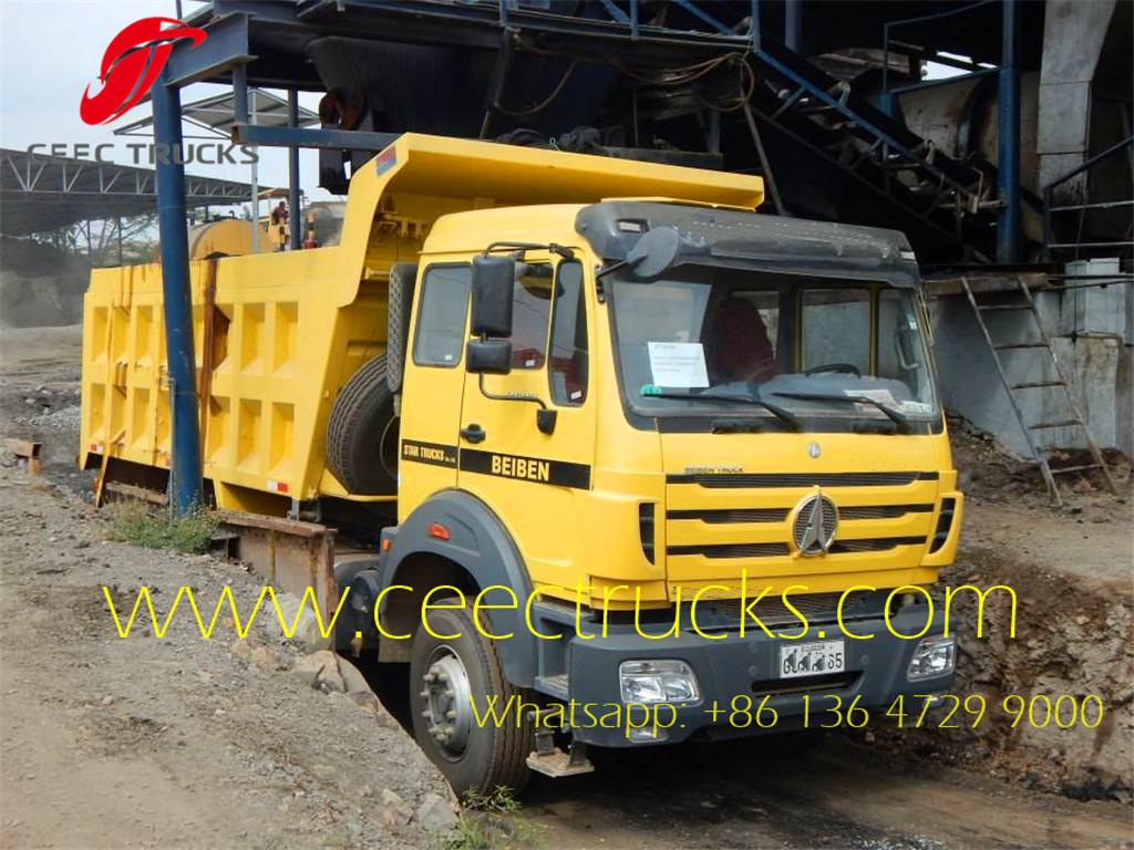 beiben 2642 tipper trucks export Africa