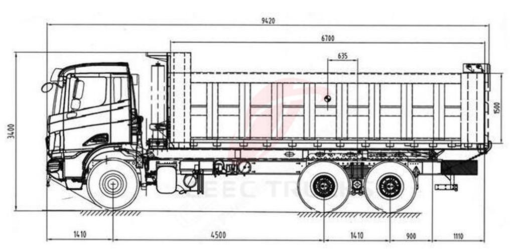 Beiben 40T dumper truck supplier 