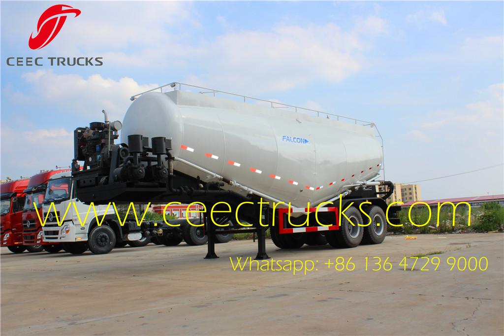 30CBM 2 axle bulk cement tanker trailer for sale