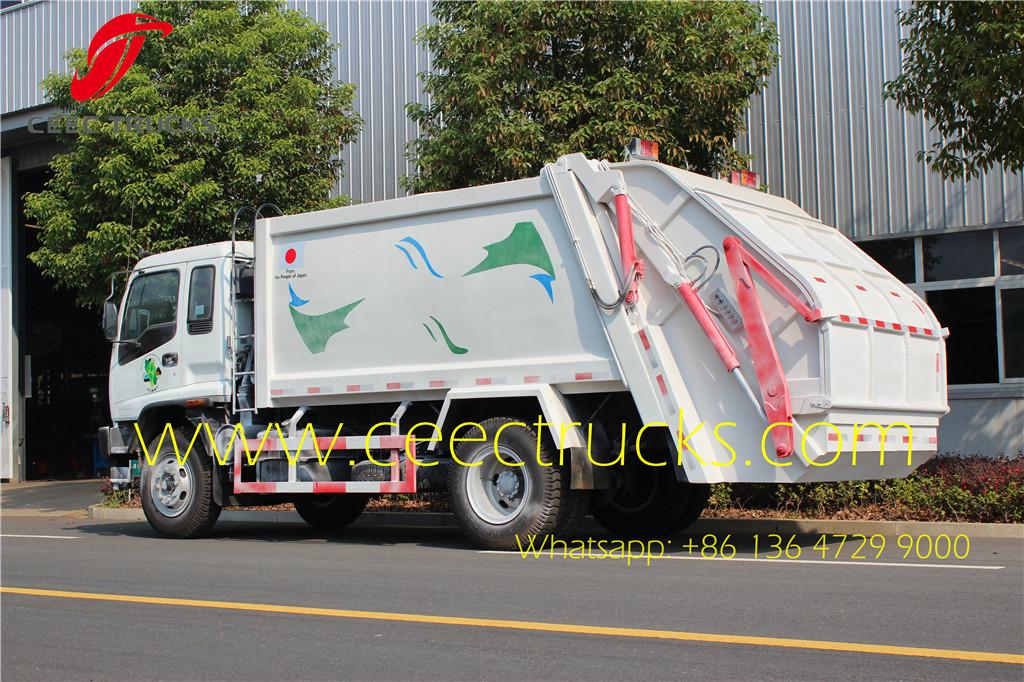 ISUZU 12 CBM rubbish collection compactor truck