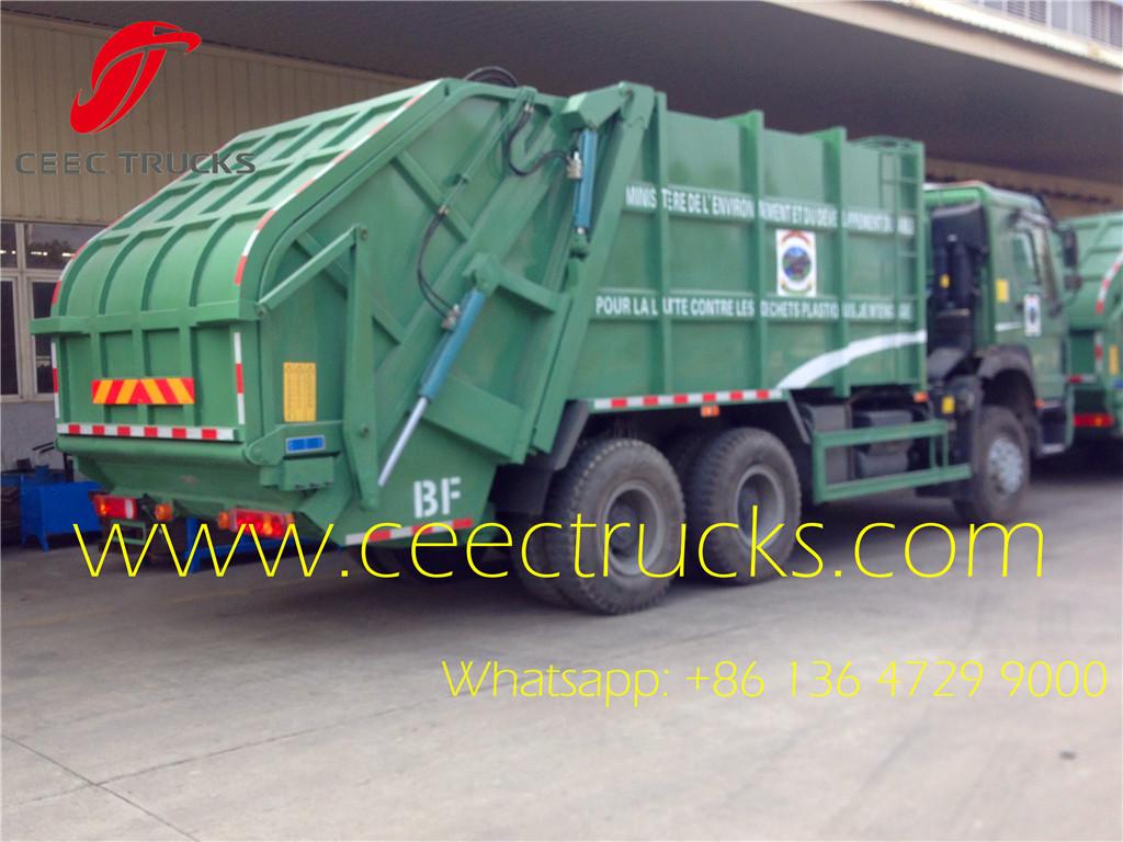 SINOTRUK 22 CBM refuse compactor trucks export model