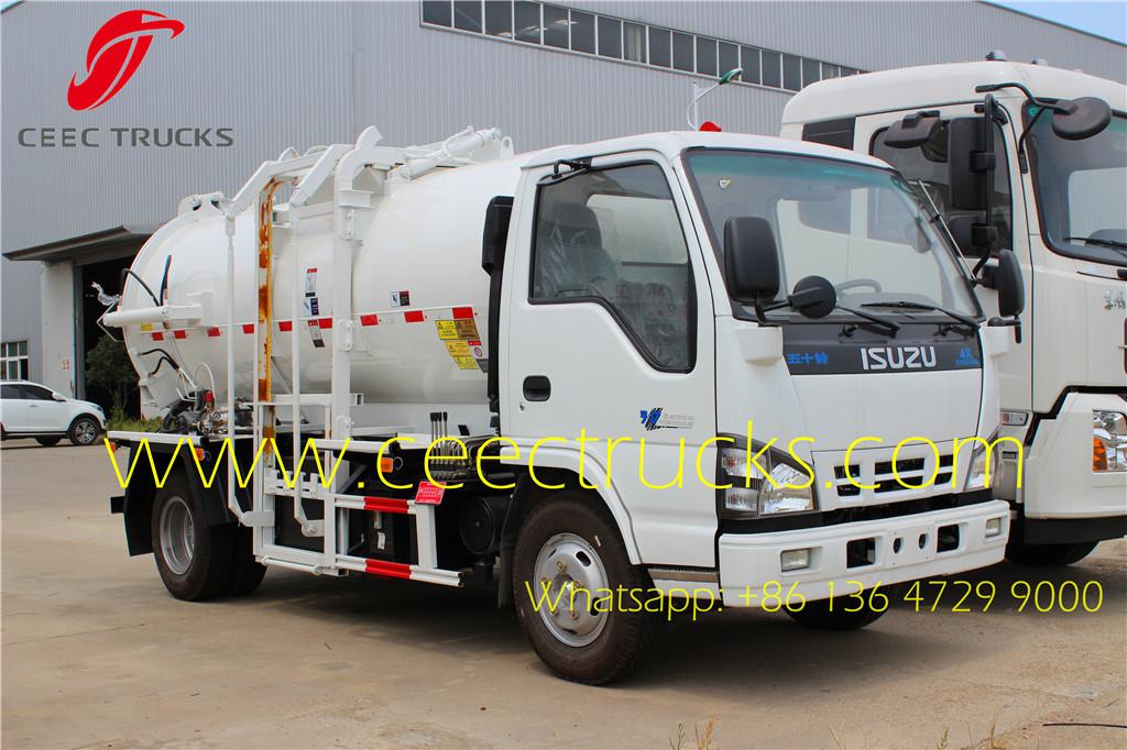 ISUZU 4-5 CBM kitchen garbage trucks price