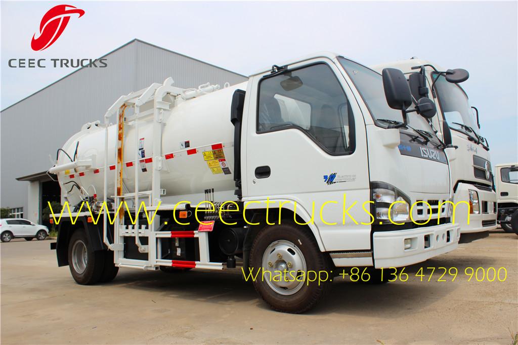 ISUZU 4-5 CBM kitchen garbage trucks price