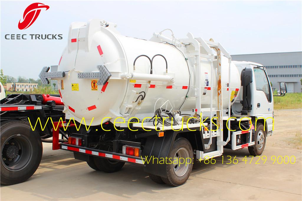 ISUZU 4-5 CBM kitchen garbage trucks price