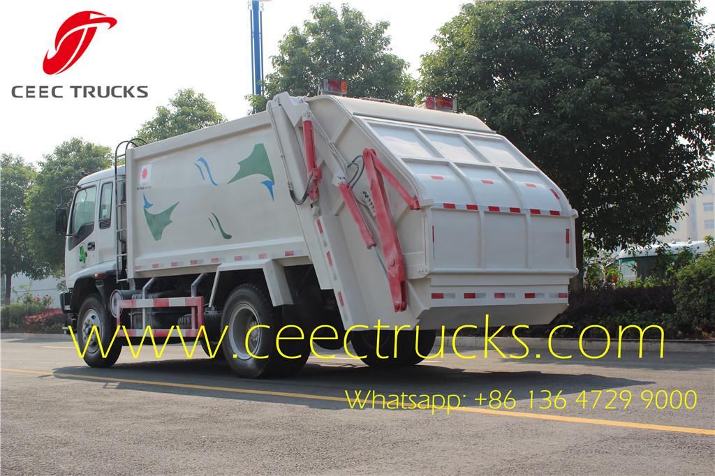 ISUZU FVR FTR 12CBM garbage compactor truck manufacturer