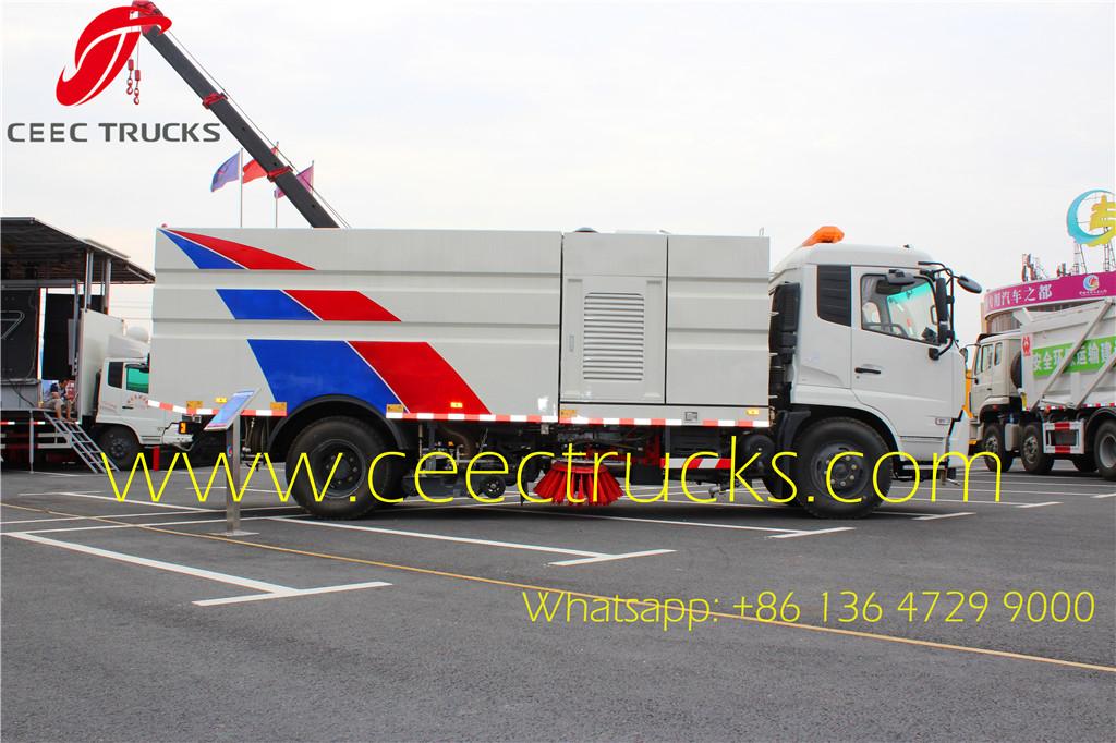 Dongfeng 10000 liters road sweeper trucks supplier