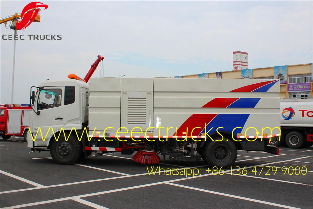 Dongfeng 10000 liters road sweeper trucks supplier