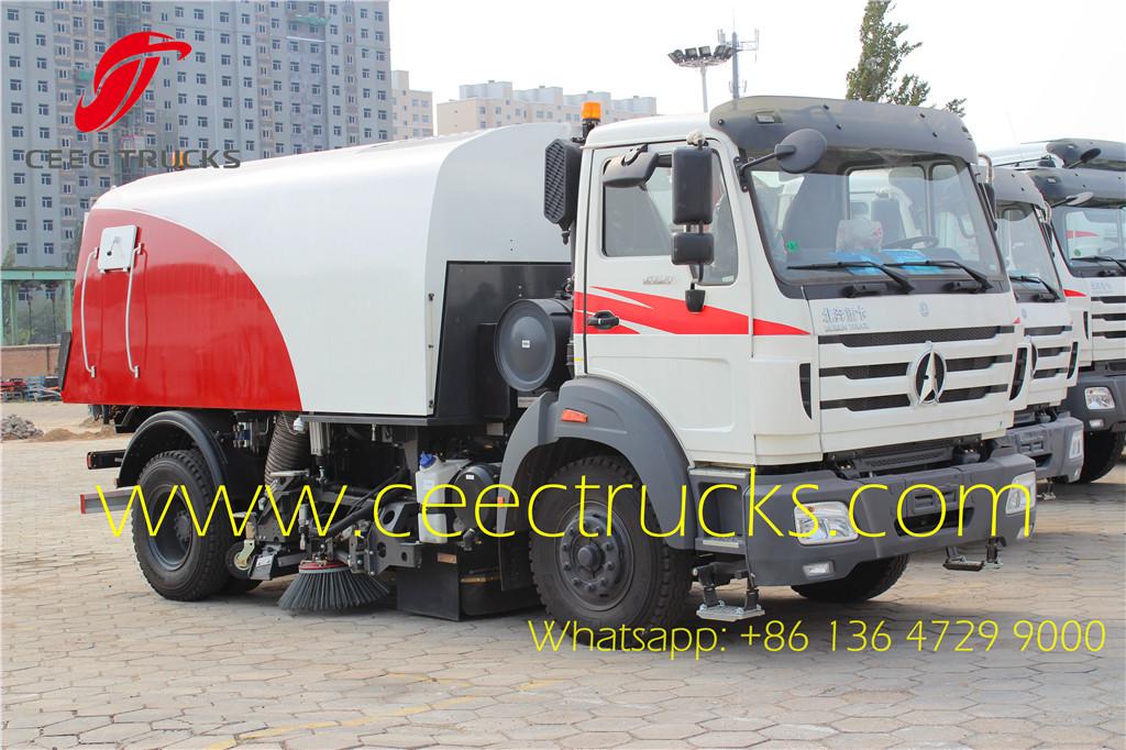 Beiben 8CBM road sweeper trucks supplier