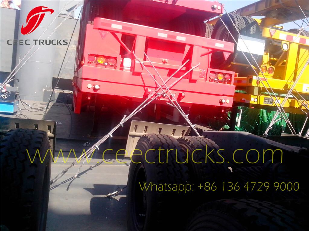 40feet flat bed semitrailer exported Costa Rica