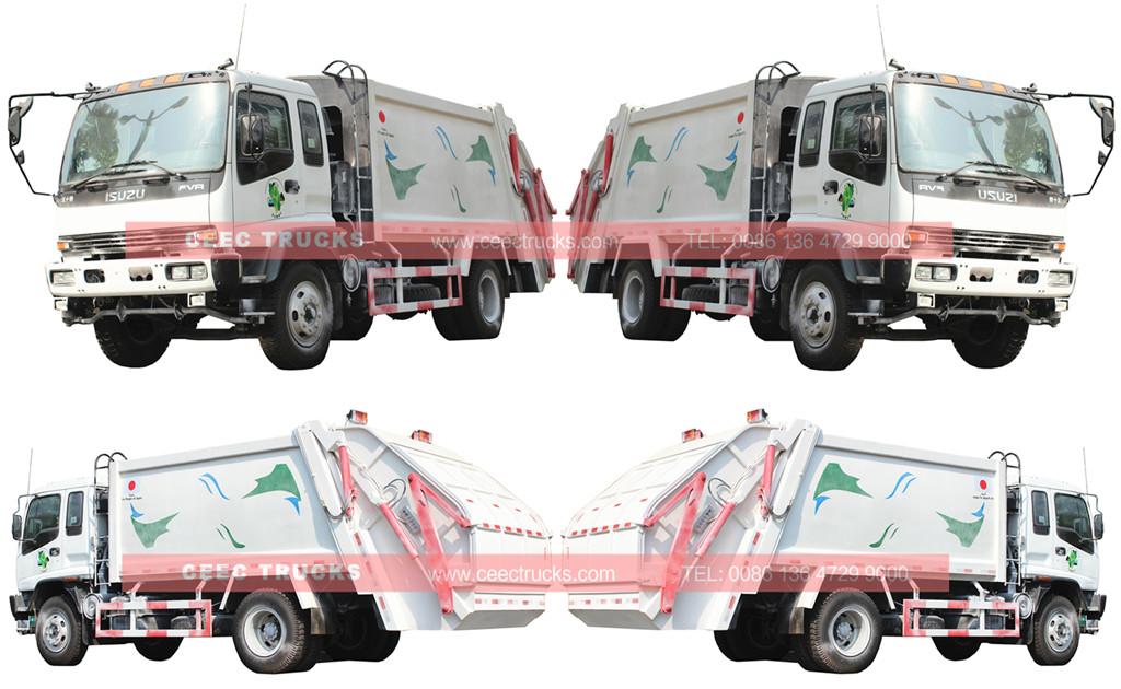 12cbm isuzu garbage compactor