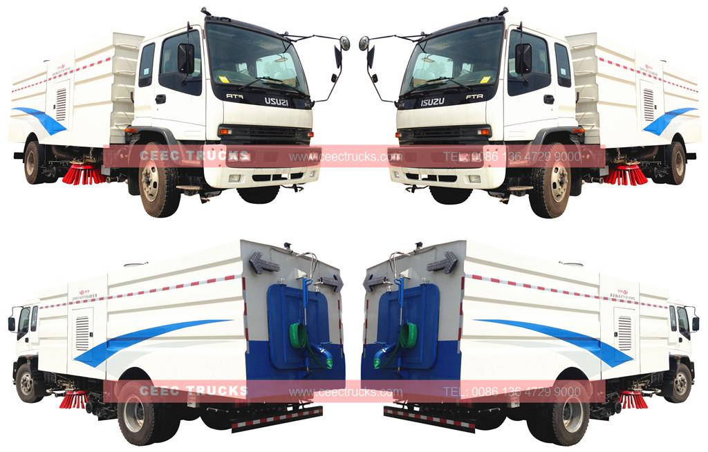 ISUZU 12CBM road sweeper truck