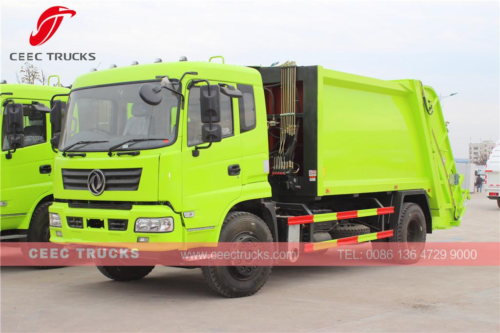 Fiji 4 units Dongfeng RHD garbage compactor trucks