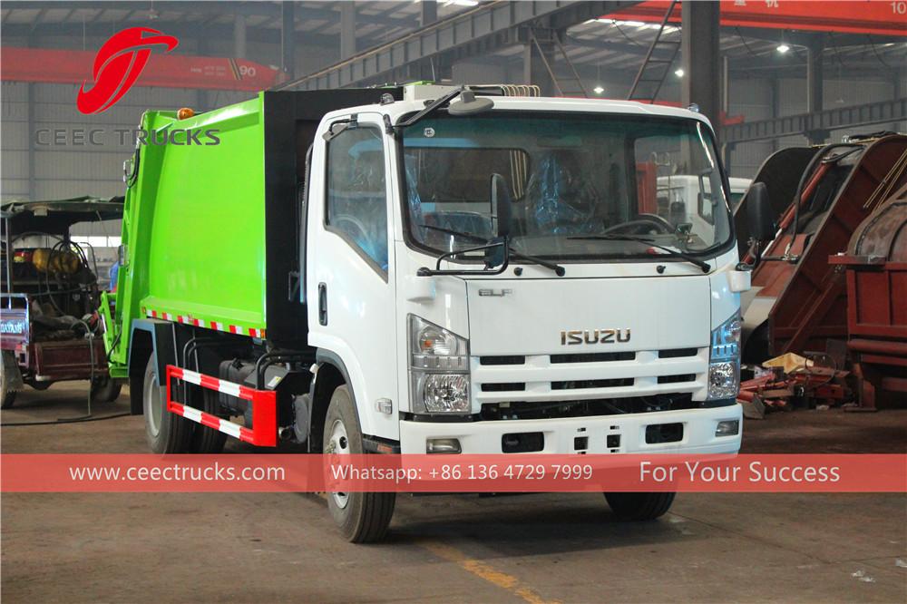 isuzu gabage compactor truck