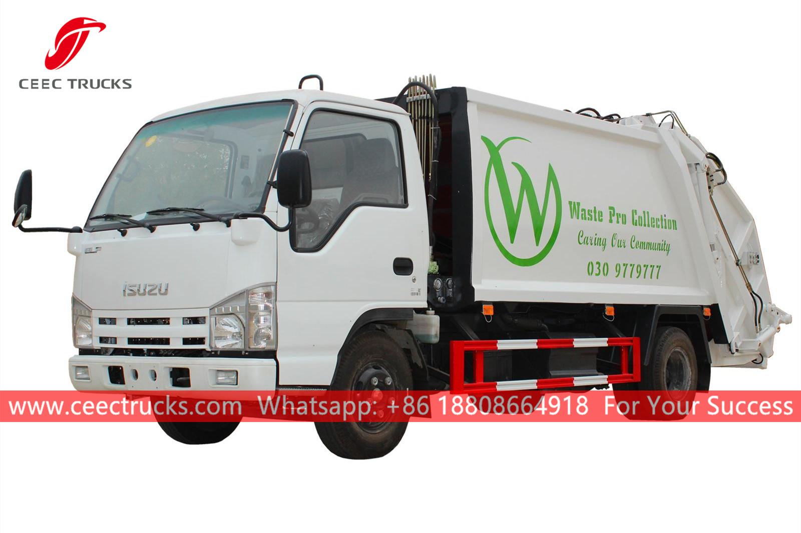 ISUZU 5CBM Waste compressing truck