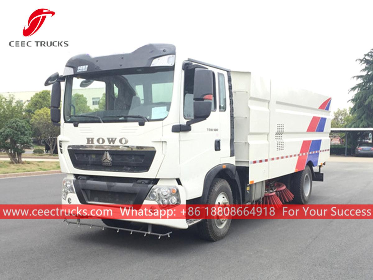 Truck mounted street sweeper