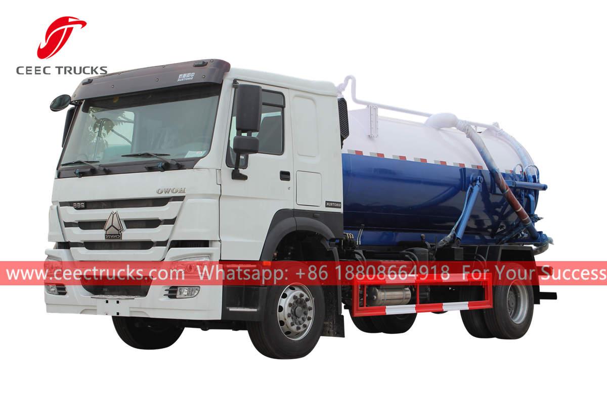 HOWO RHD sewer cleaner truck