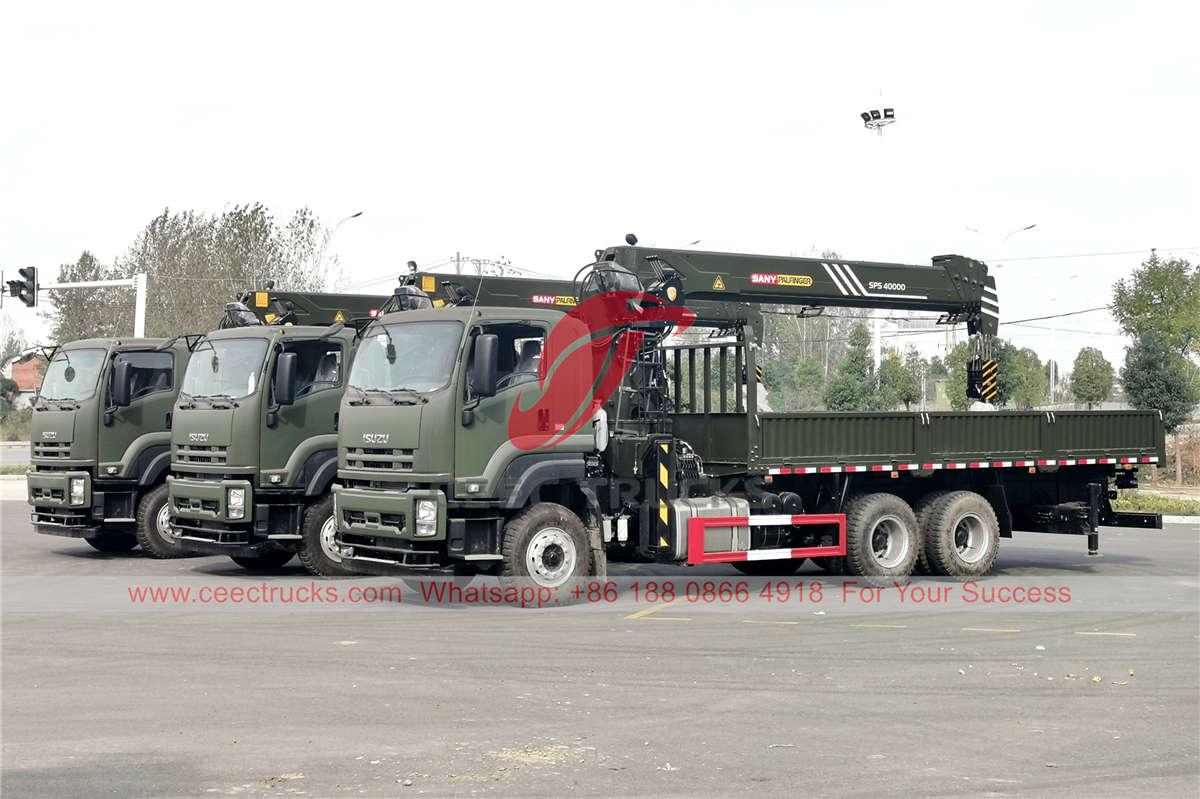 ISUZU 10 wheeler crane truck