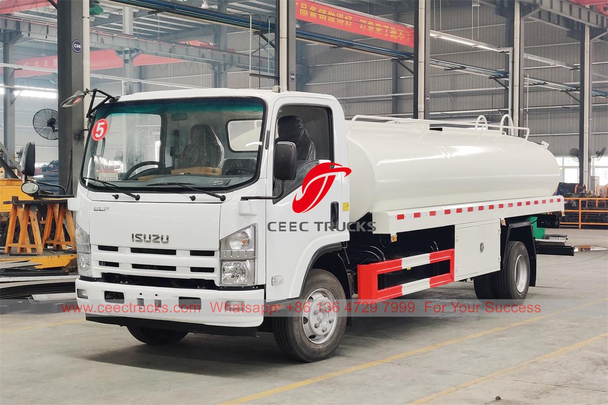 ISUZU 304-2B stainless steel water tanker truck