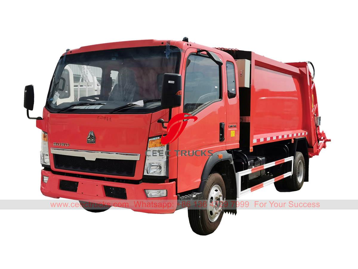 HOWO rear load garbage truck