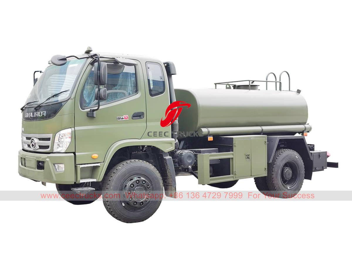 FOTON all wheel drive potable water truck