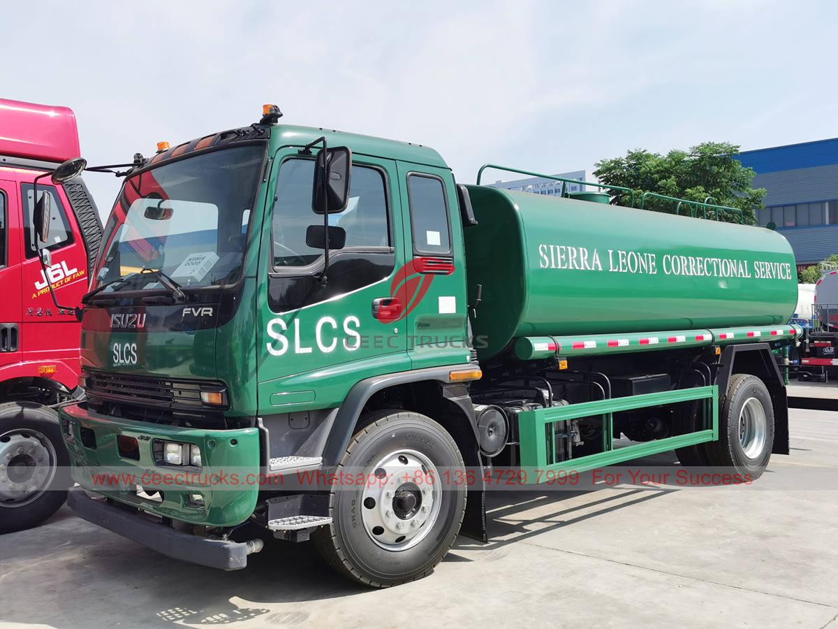 ISUZU FVR water tanker truck ISUZU FVR water tanker truck