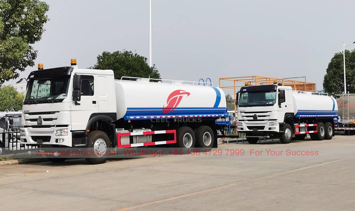 HOWO 20000 liters water trucks for sale HOWO 20000 liters water trucks for sale