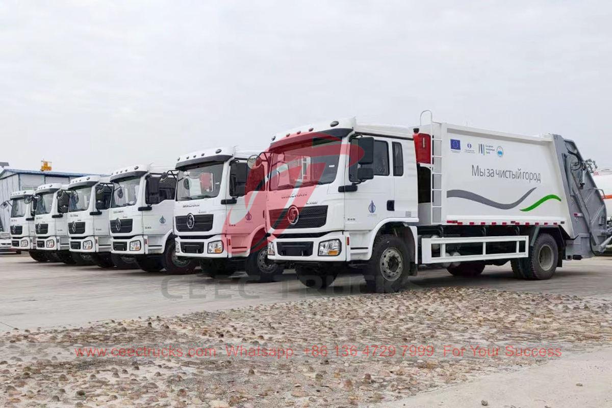 Shacman 14 CBM garbage compression trucks for sale