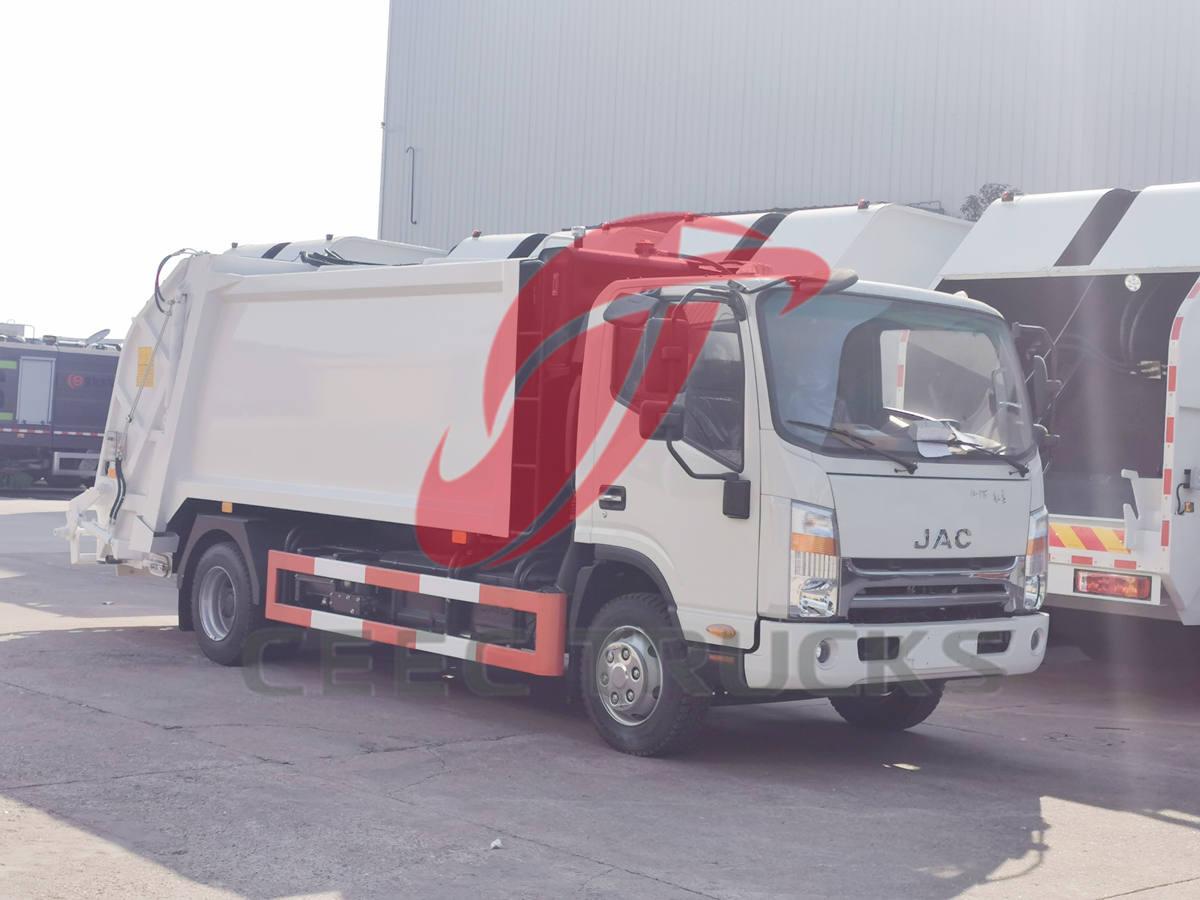 JAC 4Ã—2 rear load garbage truck