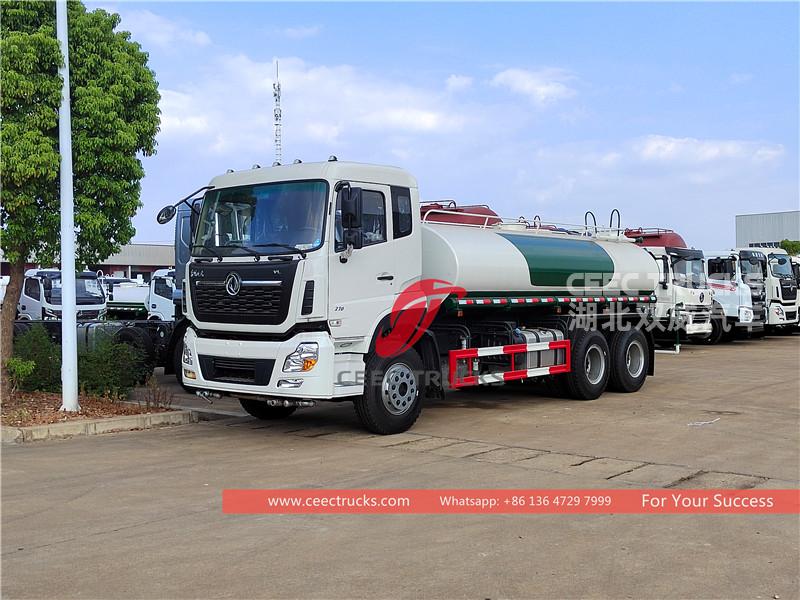 dongfeng 20 cbm water tanker truck