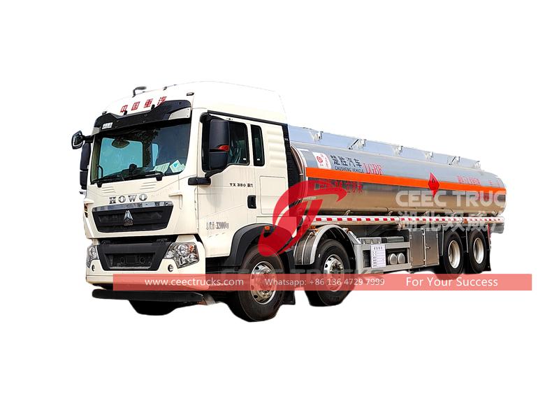 howo 40 cbm fuel tanker