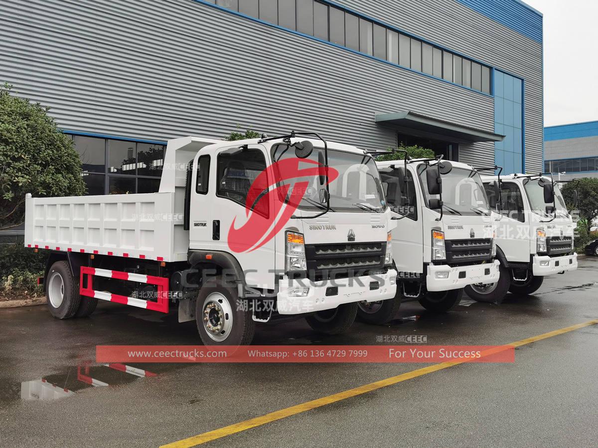 Factory original HOWO 5 tons tip-trucks for sale