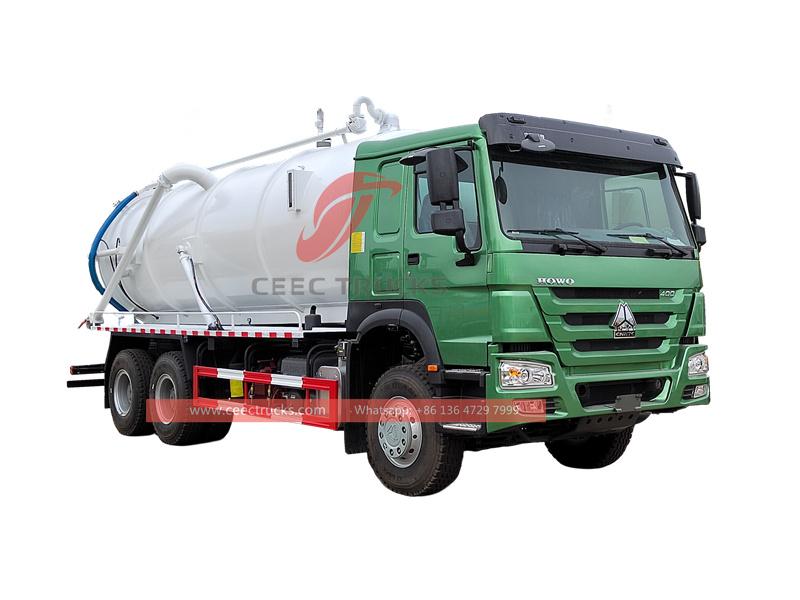 Howo 400hp sweage tanker truck