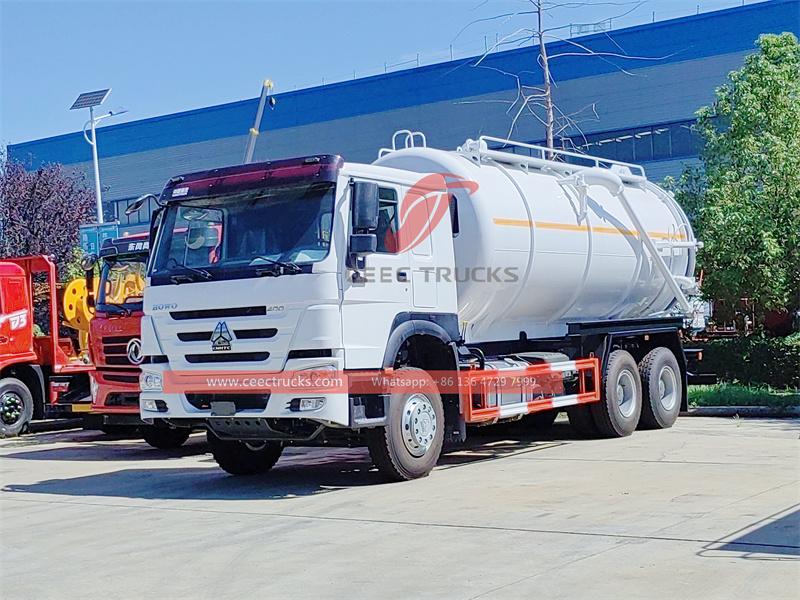 HOWO 20000L vacuum sewage tank truck