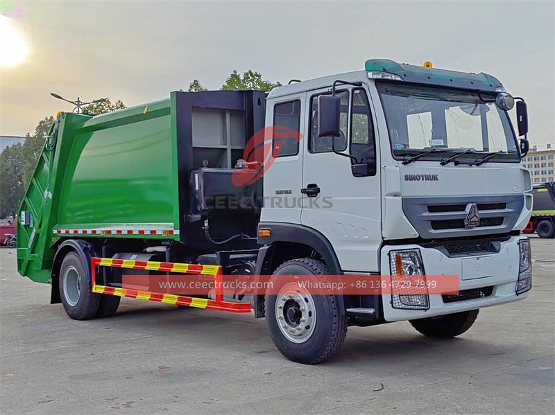 Howo mobile compactor vehicle