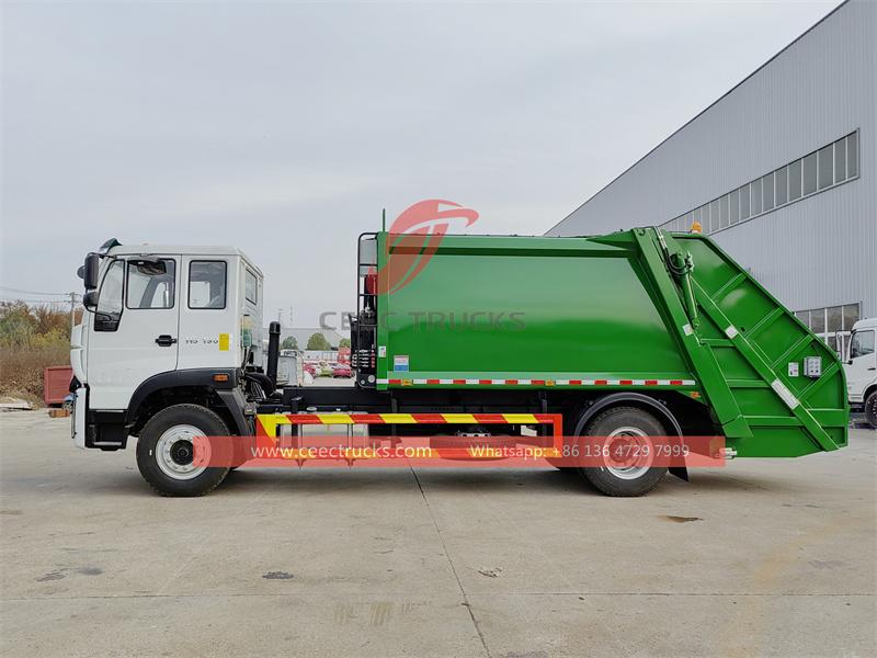 Howo mobile compactor vehicle