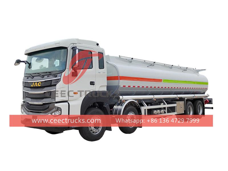 JAC 8x4 fuel tank truck