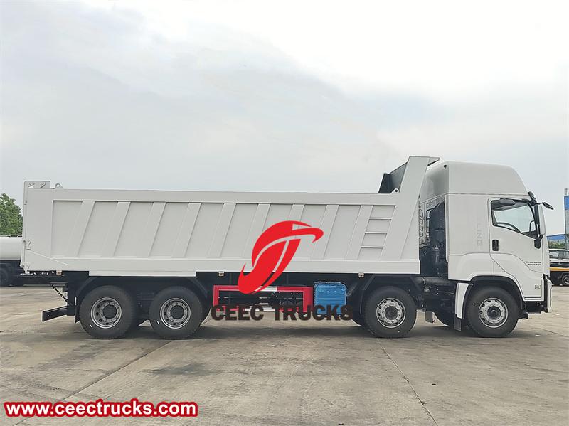 ISUZU GIGA 8Ã—4 dump truck is equipped with a 420HP engine