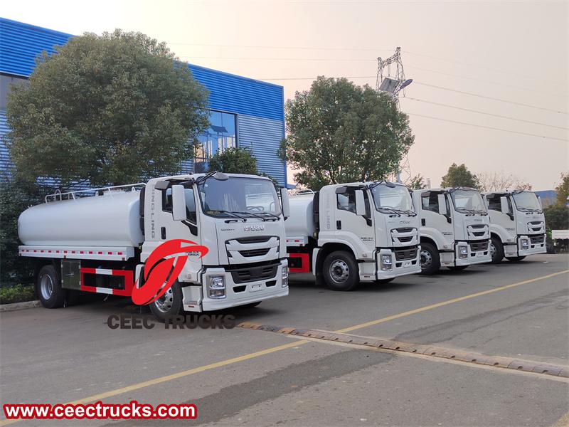 4 units Isuzu GIGA drinking water bowser