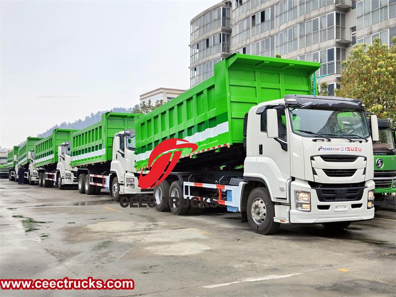 ISUZU 6WG1 420HP Middle Lifting Dump Truck