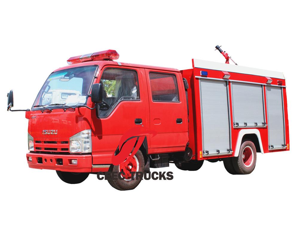 Isuzu mini pumper fire truck 