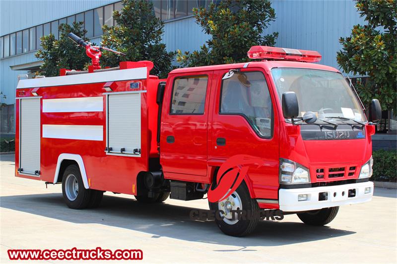 Isuzu NQR fire fighting truck