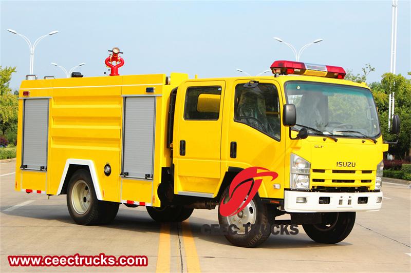 Isuzu 700P water fire truck Isuzu 700P water fire truck
