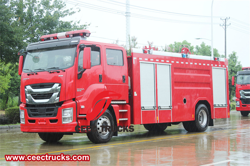  Isuzu 4x4 rescue fire truck