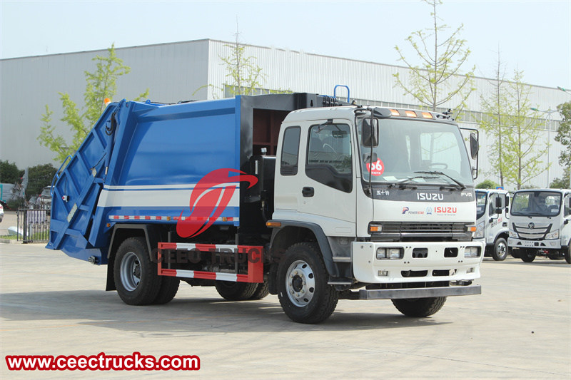 Isuzu F-series rear loader truck