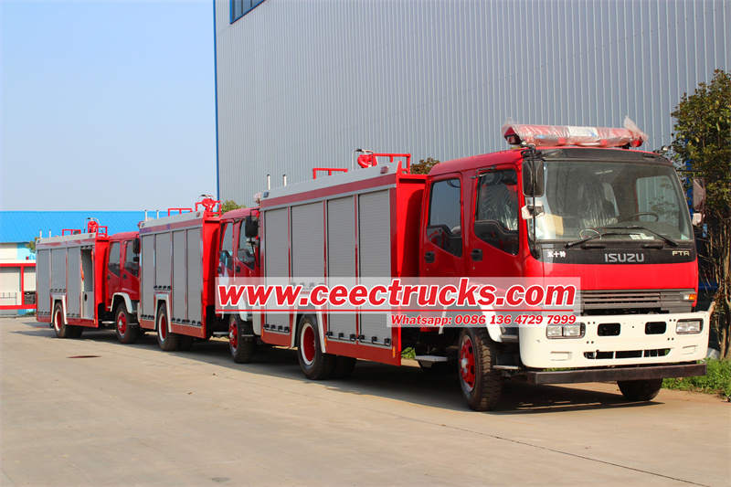 Isuzu Giga brand Fire Rescue Water Trucks