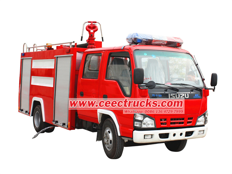 ISUZU NKR water & nitrogen gas fire truck