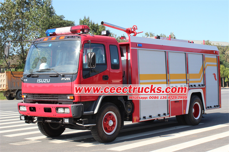 Isuzu Giga brand Fire Rescue Water Trucks