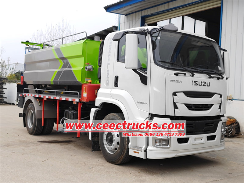 ISUZU FTR combined sewer jetting truck