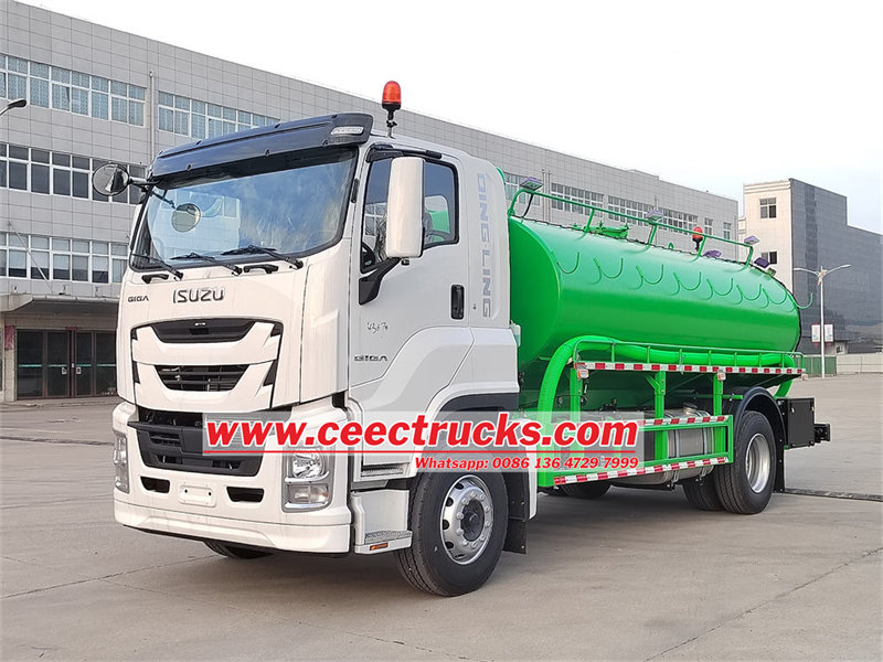 ISUZU FVR 10000L sewer vacuum truck